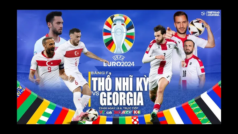 Cầu thủ Thổ Nhĩ Kỳ vượt qua cầu thủ Georgia với tốc độ nhanh trên sân cỏ Cầu thủ Thổ Nhĩ Kỳ vượt qua cầu thủ Georgia với tốc độ nhanh trên sân cỏ